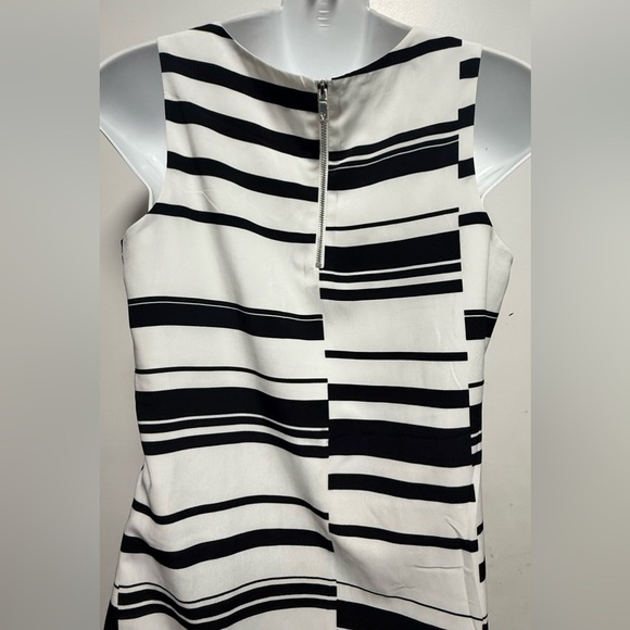 Vince Camuto Black and White Sheath Mini Dress - Picture 6 of 11
